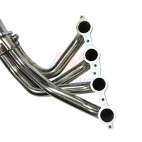 Collecteurs d'échappement MATCHWAY en acier inoxydable 304, tuyaux d'échappement, 100% soudés TIG, polis miroir pour Chevrolet Corvette 2005-2013