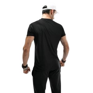 <b>Men's</b> <b>Black</b> Crew Neck T-<b>Shirt</b> Short Sleeve <b>Slim</b> <b>Fit</b> Casual Sportswear Lightweight Breathable Everyday Cotton Blend Basic Tee - Product Image 5