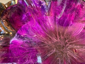 ชามเรซิ่นขนาดใหญ่ทรงศิลปะ เหมาะสำหรับใส่ผลไม้หรือใช้เป็นของตกแต่งบนโต๊ะกาแฟ คอนโซล หรือชั้นวางของแบบเปิด - Product Image 2