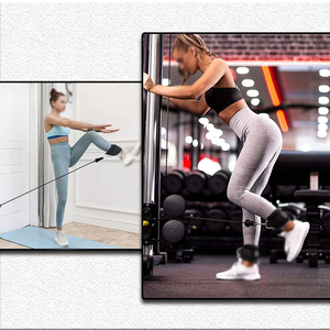 Sangle de musculation personnalisée pour cheville, fabriquée au Pakistan, nouvel équipement de gym, sangles de cheville - Product Image 2