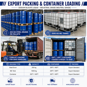 Silicate de sodium liquide brut de haute pureté – Meilleur prix, offres de gros pour importateurs mondiaux, directement de la meilleure usine de fabrication asiatique - Product Image 5