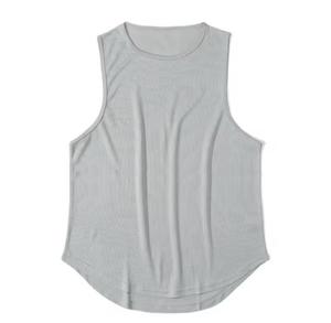 Débardeur sans manches pour homme, col rond, respirant, en polyester tricoté, style décontracté et sportif - Product Image 6