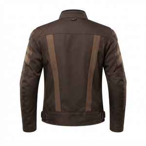 Conjunto de Chaqueta y Pantalones de Cuero Marrón para Motocicleta, Transpirable, para Hombre, Equipo de Protección para Carreras - Product Image 3
