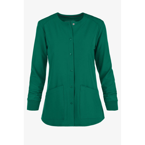 Nouvelle conception Blouse d'hôpital unisexe avec fermeture éclair, détection d'aiguilles, thermocollage sans couture, couleur/logo personnalisable - Product Image 5