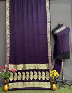 Sari Tradicional Premium de Seda Bandhej, Auténtico Teñido a Mano de Rajastán para Festivales, Bodas, Fiestas y Ocasiones Especiales - Product Image 4