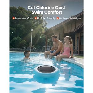 Ionizador Solar Hexagonal de Cobre para Piscinas de 45000 Galones, Limpiador de Agua Automático Flotante, Purificador sin Cloro para Herramientas y Accesorios - Product Image 2