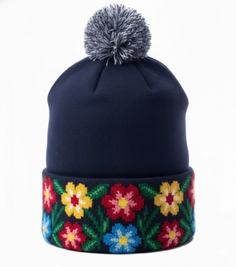 Gorros de Punto de Lana de Alta Calidad para Hombre, Gorros de Invierno Cálidos con Logotipo Personalizado, Gorros de Jacquard 2026 - Product Image 1