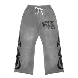 OEM ODM Autumn Tracksuit Custom Logo Pullover Hoodie Sweatpants Set Casual Streetwear Sportswear French Terry Breathable 100% - Product Image 3
