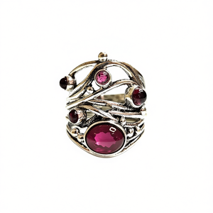 Anillo de Granate de 11.0 Gramos, Categoría de Productos de Colgantes y Amuletos Finos - Product Image 2
