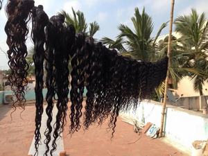 Extensiones de Cabello Afro Rizado Negro para Mujer, 100% Cabello Virgen, Varios Tamaños, Suministro de Fábrica, Cómodas de Usar en la Vida Diaria - Product Image 3