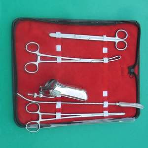 Dentavex Corporation Stainless Steel Obstetrical Surgical Instruments Set DC-<b>S</b>-<b>9</b> Manual Power Source General CE Certified - Product Image 4