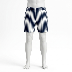 Retro Style Fully Sublimated Beach Swim <b>Shorts</b> Unisex Quick Dry 4-Way <b>Stretch</b> Drawstring Closure Vintage Summer Resort Wear - Product Image 2