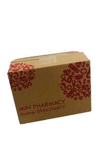 Boîte en carton ondulé écologique de haute qualité pour l'emballage de médicaments, en matériau recyclé, boîtes à fentes personnalisables, masque chirurgical - Product Image 5