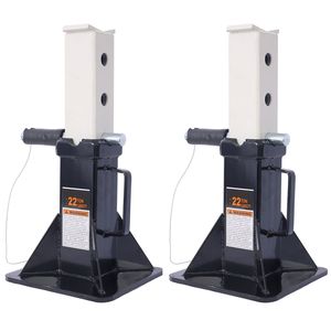 1 Paio di Cunei di Supporto Professionali Neri da 22 Tonnellate (44.000 Libbre) con Blocco, Strumento Efficiente per Riparazioni Auto - Product Image 2