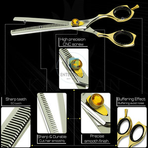 Tijeras Curvas Ligeras y Reutilizables para el Cuidado de Mascotas, Acero Inoxidable, Alta Calidad, Duraderas - Product Image 3