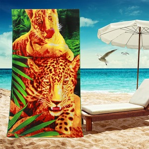 Leopard Animal Print Microfiber <b>Beach</b> Towel Quick Dry Sand Free Ultra Absorbent Super Soft Rectangle Adult Towel - Product Image 3
