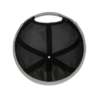 Casquette sans visière unisexe en velours côtelé OEM, 5 panneaux, ajustable, avec patch, style Docker tendance, pour uniformes de café, marque créative, vente en gros