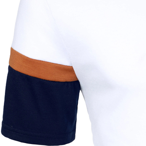 เสื้อยืดกอล์ฟสีน้ำเงินกรมท่าคุณภาพสูง ผ้าฝ้าย 100% เสื้อยืดฟิตเนสสำหรับผู้ชาย เสื้อโปโลกอล์ฟแบบสั่งทำพร้อมปักโลโก้ - Product Image 4
