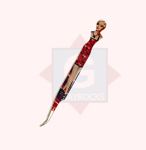 Pinces à cils en acier inoxydable personnalisées, pinces pour poupées, instruments de beauté - Product Image 1