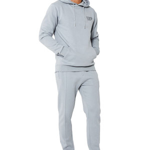 Tenue de sport dynamique pour homme, survêtement à capuche, coupe classique, 100% coton, léger, séchage rapide, vêtements de sport écologiques, gym, hiver - Product Image 1