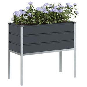 Macetas y Jardineras de Acero Galvanizado Color Antracita 100 X 45 X 90 cm Categoría de Producto - Product Image 3