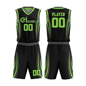 Uniformes de basket-ball d'équipe personnalisés en gros, maillots et shorts unisexes, légers, respirants, grandes tailles, vêtements de sport, couleurs personnalisées - Product Image 6