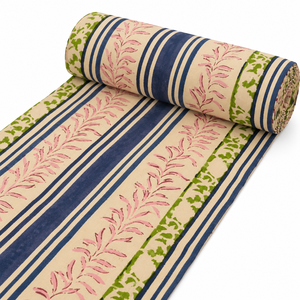 Tela de Algodón Voile Ligera, Transpirable, Resistente a las Arrugas, con Estampado Floral, Base Blanca, para Camisas de Bebés y Niños - Product Image 1