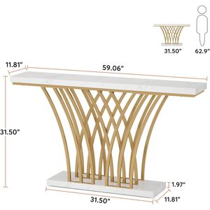 Entrance Hallway <b>Console</b> <b>Table</b> for Entryway for Adding Style and Functionality - Product Image 5