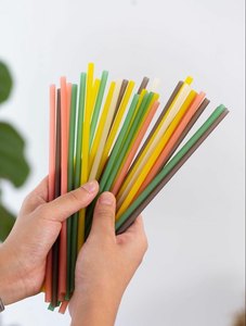 Premium Edible Rice <b>Drinking</b> <b>Straws</b> Eco-Friendly <b>Plastic</b>-Free 18-Month Shelf Life by VietDelta for Restaurants & Hotels - Product Image 2