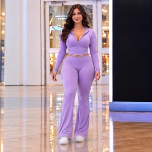 Chándal personalizado bordado para mujer, chándal a juego, chándal de marca para colecciones de marcas de ropa - Product Image 6