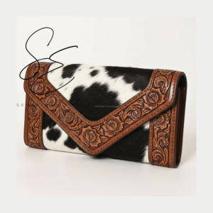 Cartera de mano de cuero repujado estilo vaquera occidental para mujer, vintage, tendencia verano 2026, OEM personalizado - Product Image 4