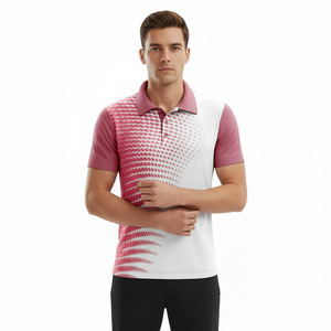 Camiseta Polo Corta de Verano para Hombre y Mujer, Estilo Urbano, con Estampado, Cuello con Cierre, Rayas, Corte Cuadrado, Talla Grande - Product Image 4