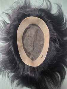 Taz Hair Bangladesh's High Quality Indian Hair <b>Wig</b> for <b>Men</b> Deep Wave Style Soft Mono Base Toupee Bangladeshi Hair System - Product Image 2