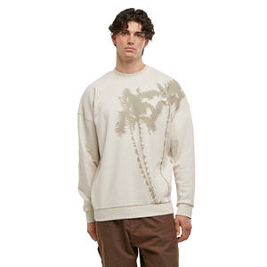 Sudadera Casual de Invierno para Hombre, Diseño con Forro de Felpa de Algodón, Hombros Caídos, Patrón Bordado e Impreso, Transpirable - Product Image 2