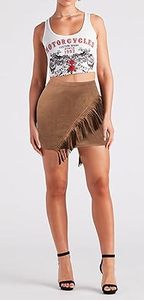 Minifalda de Cuero PU Personalizada para Mujer, Falda Corta Sexy Ajustada de Cintura Alta, Ropa de Moda para Club, OEM - Product Image 4