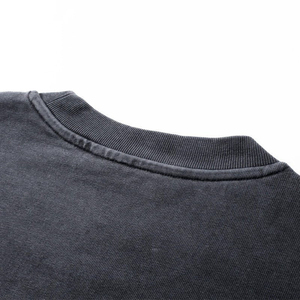 Custom Men Blank 100% Cotton 300GSM Double Layer Sleeve Tee <b>Shirt</b> Unisex Oversized Double Layer Long Sleeve <b>Patchwork</b> T <b>Shirt</b> - Product Image 6