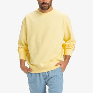 Sweat-shirt d'hiver léger personnalisé pour homme, col rond, doublure en coton, style streetwear - Product Image 2