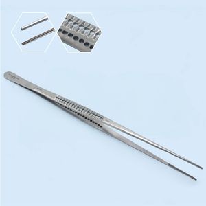 Pinces à tissus vasculaires DeBakey en acier inoxydable allemand, 12 pouces, 2 mm, à mâchoires atraumatiques, instruments chirurgicaux cardiovasculaires - Product Image 1