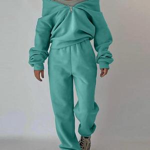 Conjunto Deportivo para Mujer, Mezcla de Algodón, Informal, para Correr, Logotipo Personalizado, Marca Privada, Fabricante y Proveedor de Ropa Deportiva al por Mayor - Product Image 3
