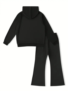 Men's High Quality Reversible 100% Cotton <b>Tracksuit</b> Eco-Friendly Windproof with 340 GSM Grey Solid Pattern Winter <b>Tracksuits</b> - Product Image 3