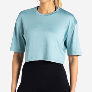 <b>Women</b> Yoga Crop Top <b>Sleeveless</b> Workout <b>Shirt</b> Breathable Stretch Fitness Tank Top Soft Activewear for Gym Pilates Running - Product Image 3