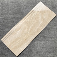 Carreaux de sol intérieurs en porcelaine émaillée polie brillante haut de gamme 300x900mm 12mm d'épaisseur pour marches d'escalier, salon moderne