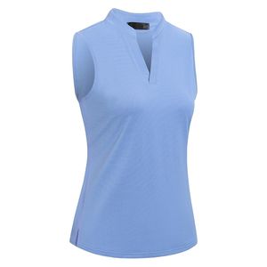 Polo sans manches athlétique pour femme, séchage rapide, idéal pour l'entraînement de golf estival - Product Image 3