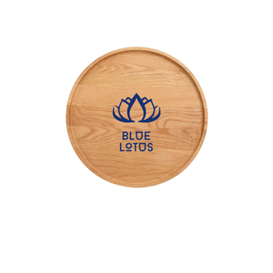 Posavasos de Madera Ecológico y Sostenible de Alta Calidad, Personalizable, Protección para Bebidas en Restaurantes y Hoteles, Color Azul - Product Image 1