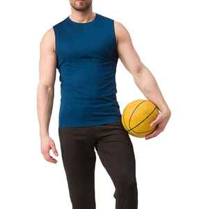 Nouveau design 2026 – Débardeur homme tricoté de haute qualité, décontracté, respirant, séchage rapide, coupe ajustée en polyester et coton - Product Image 6