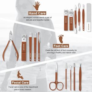 Kit de manucure professionnel en acier inoxydable, ensemble d'outils de soin des ongles portable, kit de soin des ongles de qualité supérieure - Product Image 4