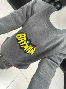 Ensemble de survêtement pour enfants, garçons et filles, en coton doux à logo personnalisé, deux pièces, sweat à capuche et pantalon de jogging pour tout-petits - Product Image 5