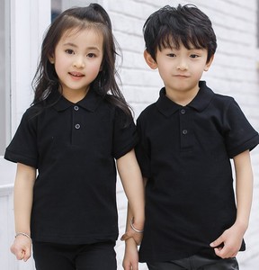 Nouveau polo décontracté à manches courtes pour garçons, en polyester/coton tricoté, vente en gros pour l'été - Product Image 6