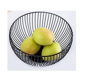 Contenedores de Almacenamiento de Frutas Hechos a Mano, Cestas Metálicas de Diseño Moderno, Cesta Grande Más Vendida, 100% Hecha a Mano - Product Image 5