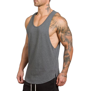 Camiseta Deportiva para Hombre, Transpirable, Mezcla de Algodón, para Gimnasio, Entrenamiento, Proveedor de Ropa Deportiva Personalizada OEM ODM - Product Image 1